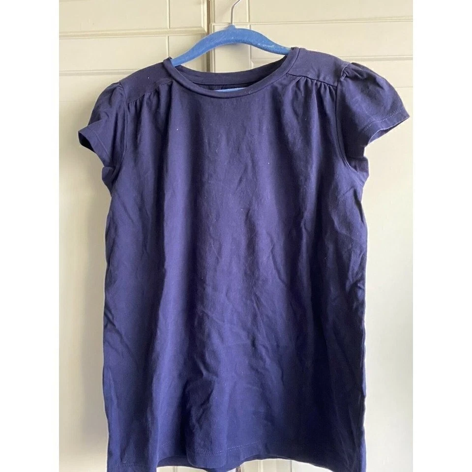 3 Gymboree Navy Blue Layering Cotton Tops 10/12 - Image 2 of 3