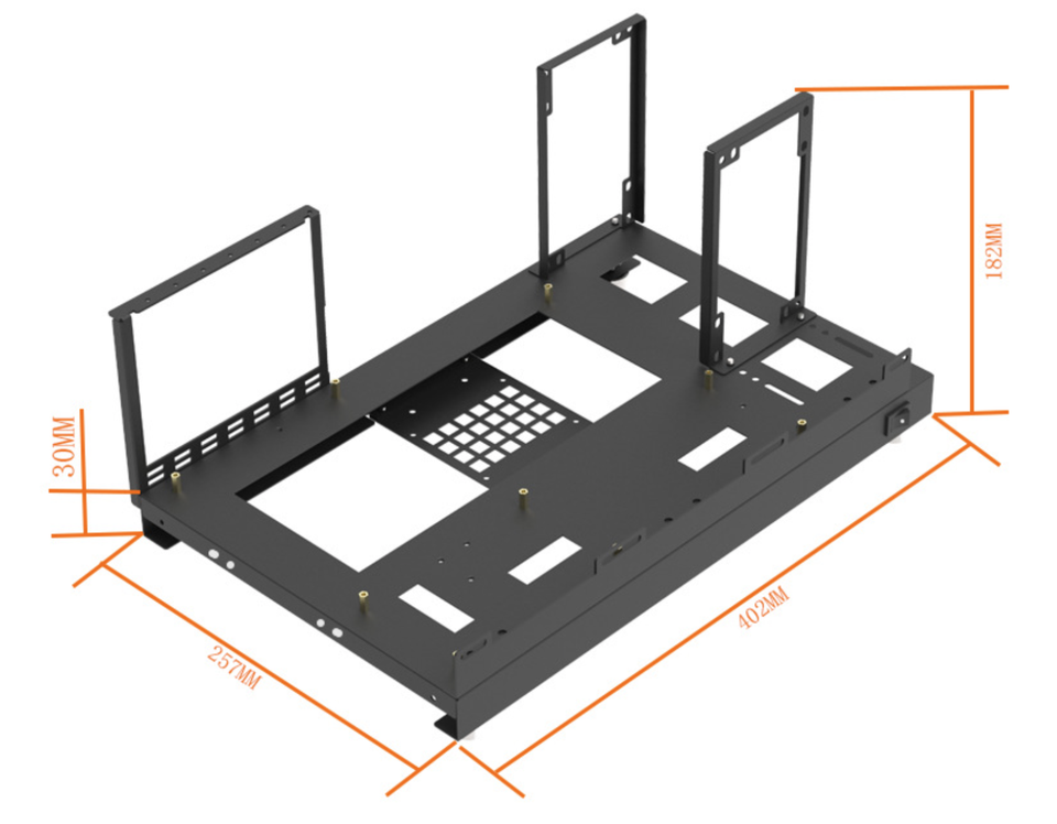 Test Bench Computer Frame W01 DIY Portable Test Bench Open Air PC Frame Fits X79 X99 Mobo ATX ...