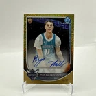 2025/26 Topps Bowman Basketball Chrome Ryan Kalkbrenner Gold Mojo 42/50 Auto
