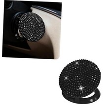 Bling Push Start Button Cover, Rhinestone Car Engine Push to Start Stop Button