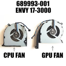 HP Envy17-3000 Envy17-3100 CPU COOLING FAN 689993-001