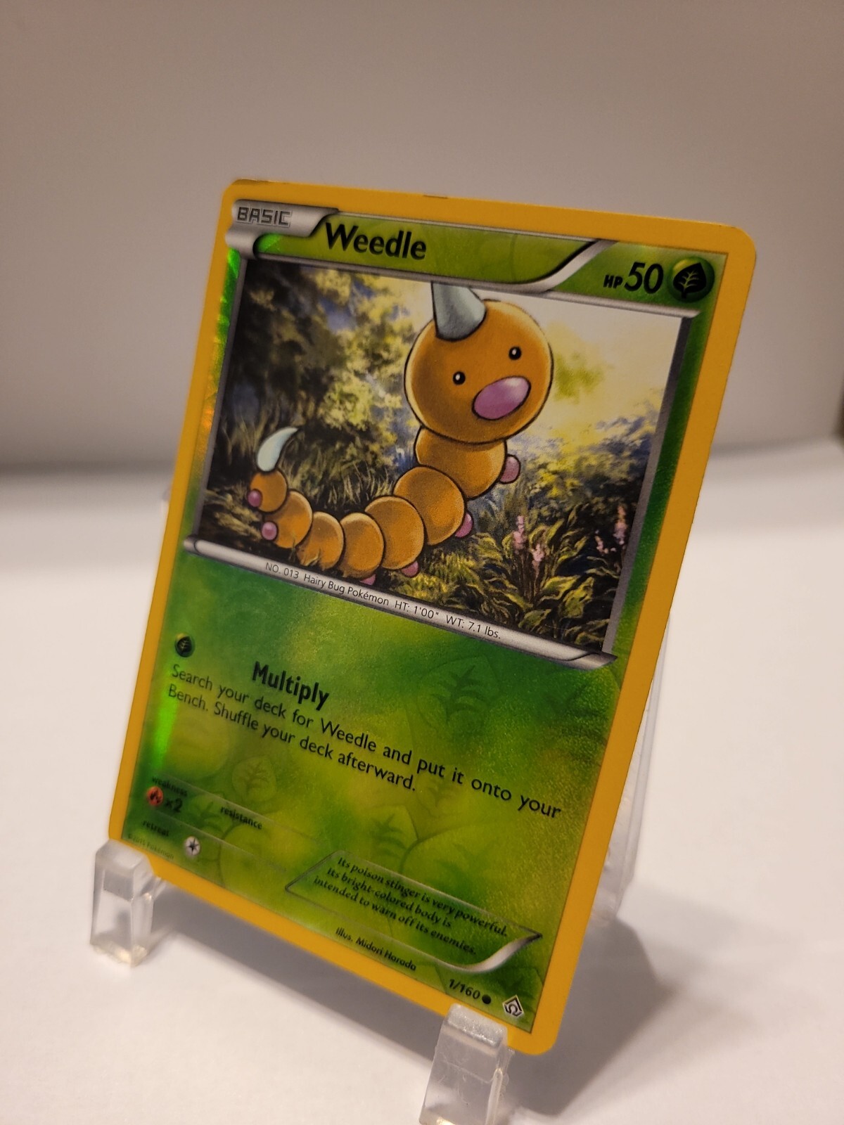 Weedle 1/160 Common Reverse Holo x1 Lightly Played XY Primal Clash. eBay