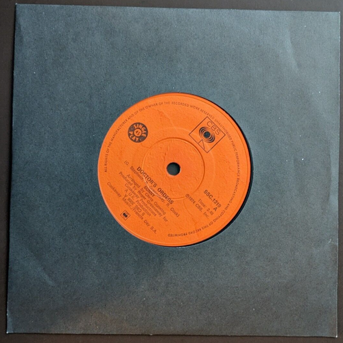 SUNNY Doctor's Orders ELECTRONIC SOUL FUNK DISCO 45 7" Single Record *FAST SHIP
