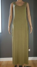 Best connections Maxi T-shirt dress  olive  viscose Maxi Tank Dress   