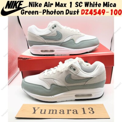 Nike Air Max 1 SC White Mica Green-Photon Dust DZ4549-100 Men's