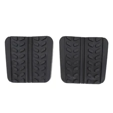 2Pcs For Mazda Truck B2000 B2200 B2600 Brake / Clutch Pedal Pads Cover Rubber