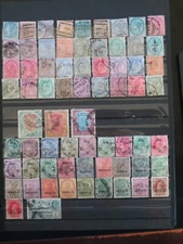 India. 68 all different mint and used Stamps. CV over $75.00. . . . . .. JR2107