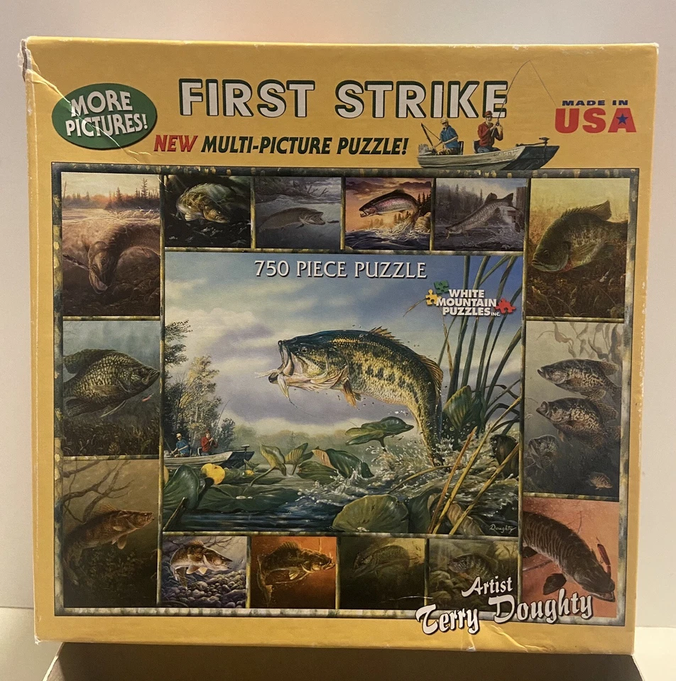 First Strike 750 Piece Puzzle White Mountain USA - Image 4 of 4
