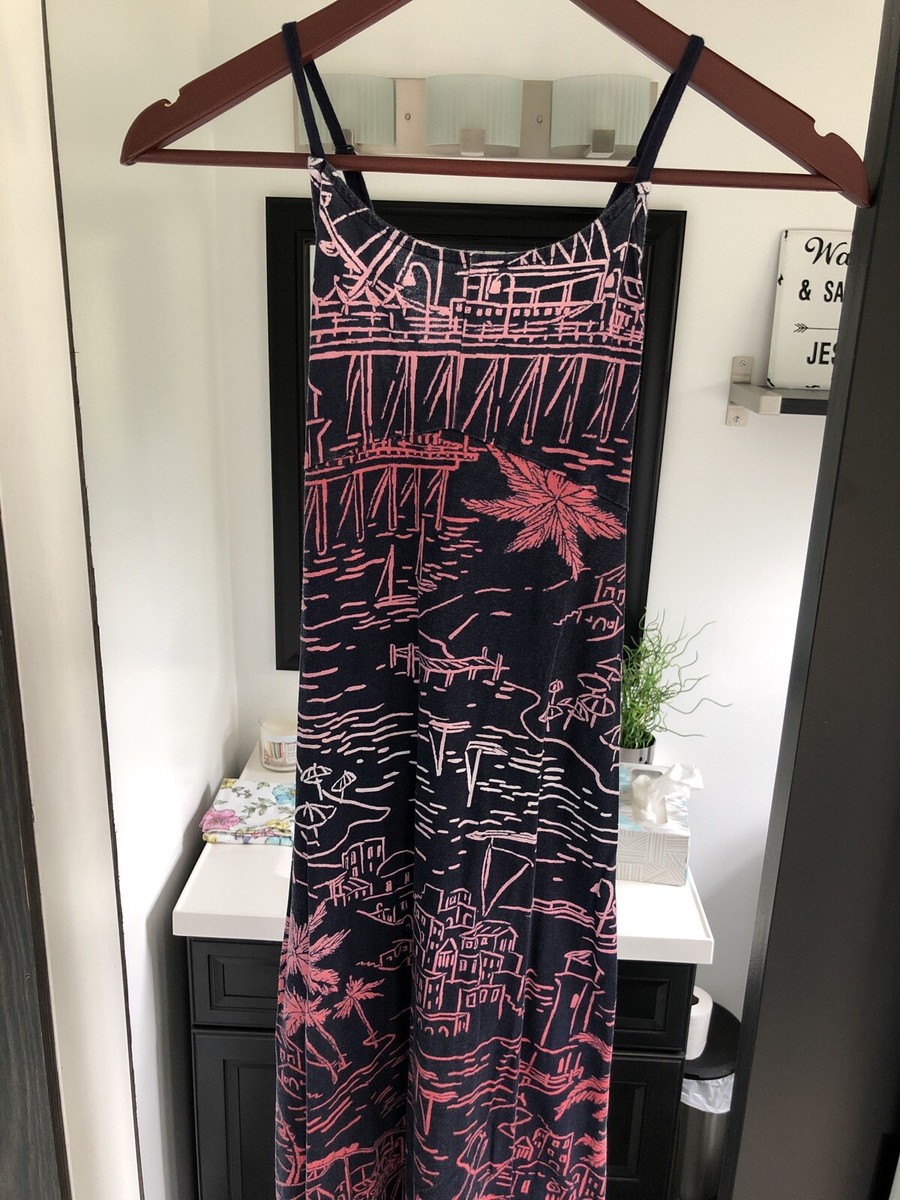 Robe D'été Old Navy Fille Taille 10/12 - Bleu Marine, Blanche, Rose, Tricot, Occasion