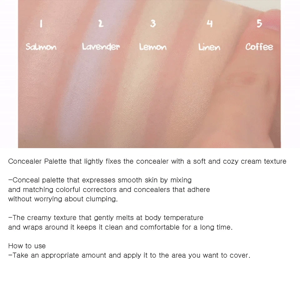 CLIO Kill Cover Founwear Conceal Palette 6g 2colors K-Beauty - Image 4 of 4