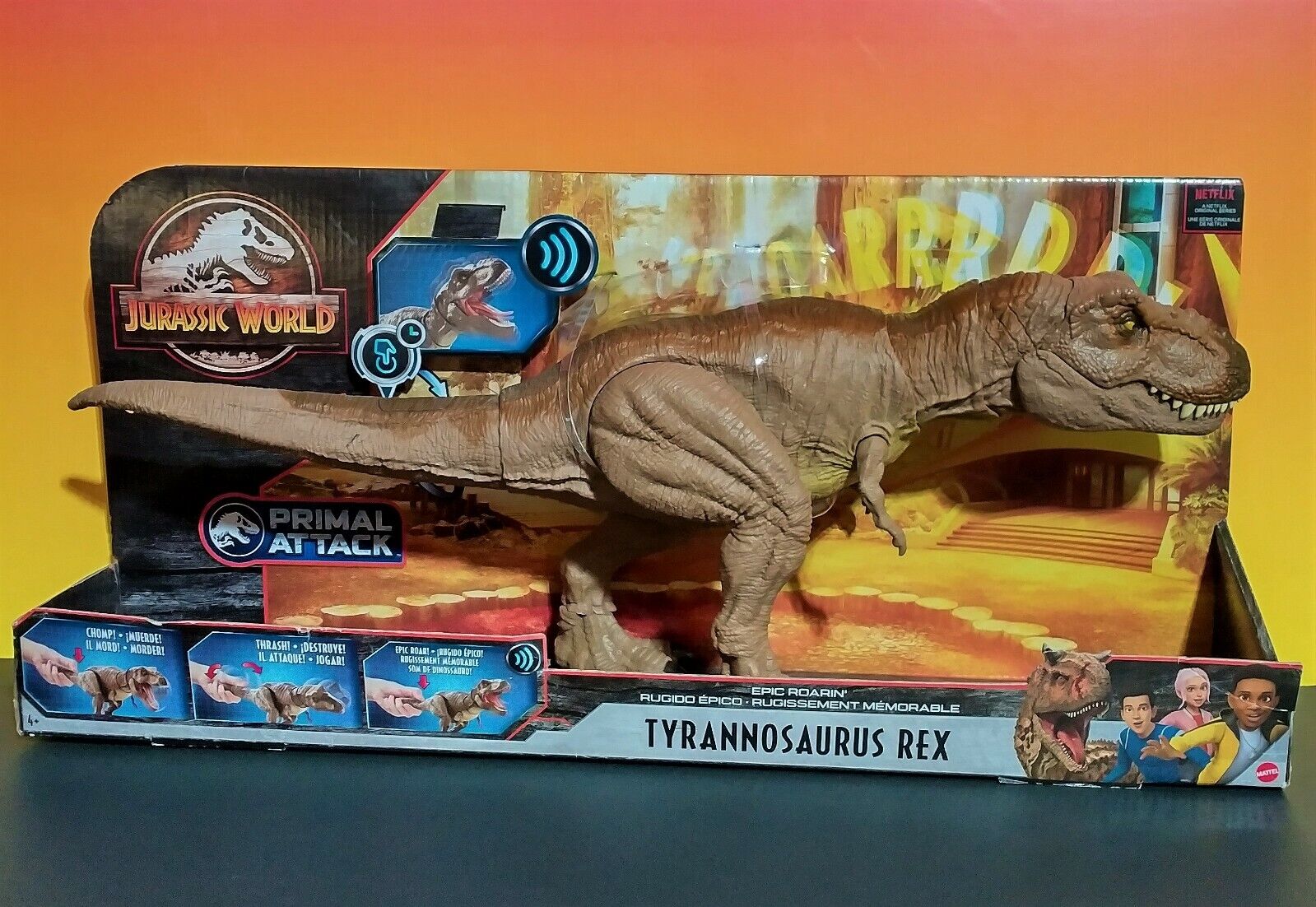 Jurassic World T-Rex Rugido Épico, Mattel