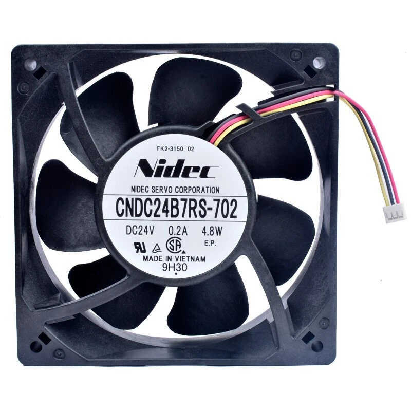 CNDC24B7RS-702 120mm 120x120x38mm DC24V 0.20A 4.8W Axial flow fan cooling fan - Image 2 of 4