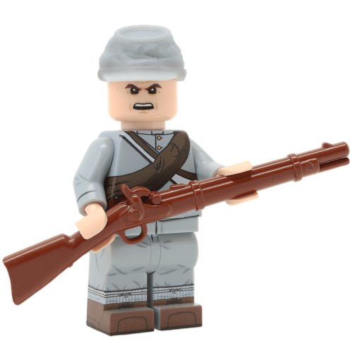 United Bricks American Civil War Confederate Soldier Military Custom Minifigure