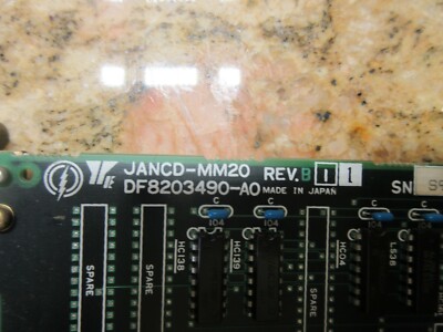 安川サーキットボード JANCD-MM20 DF8203490-A0 安川サーキットボード JANCD-MM20 DF8203490-A0 YASKAWA CIRCUIT BOARD