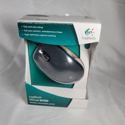 Logitech  M100 Optical Mouse Black 