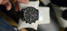 mens fossil watch new Black Chronograph