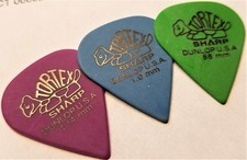 Jim Dunlop Tortex Sharp Guitar Picks ,88,1.0,1.14 mm 3 Picks