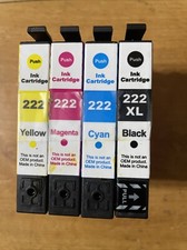 T222 XL 222XL Ink Cartridges for Epson Expression XP-5200 WorkForce WF-2960