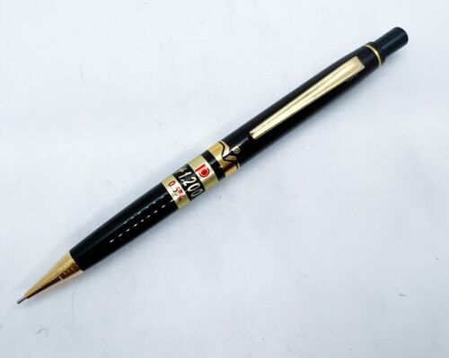 NOS Platinum ołówek do druku 0,5 mm czarny złoty kolor japoński wyprodukowany rzadki - Zdjęcie 1 z 6