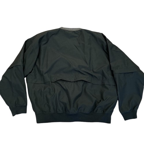 Pebble Beach Golf Wind Breaker Rain Jacket Pullover Green XL Vneck Athletic - Picture 2 of 8