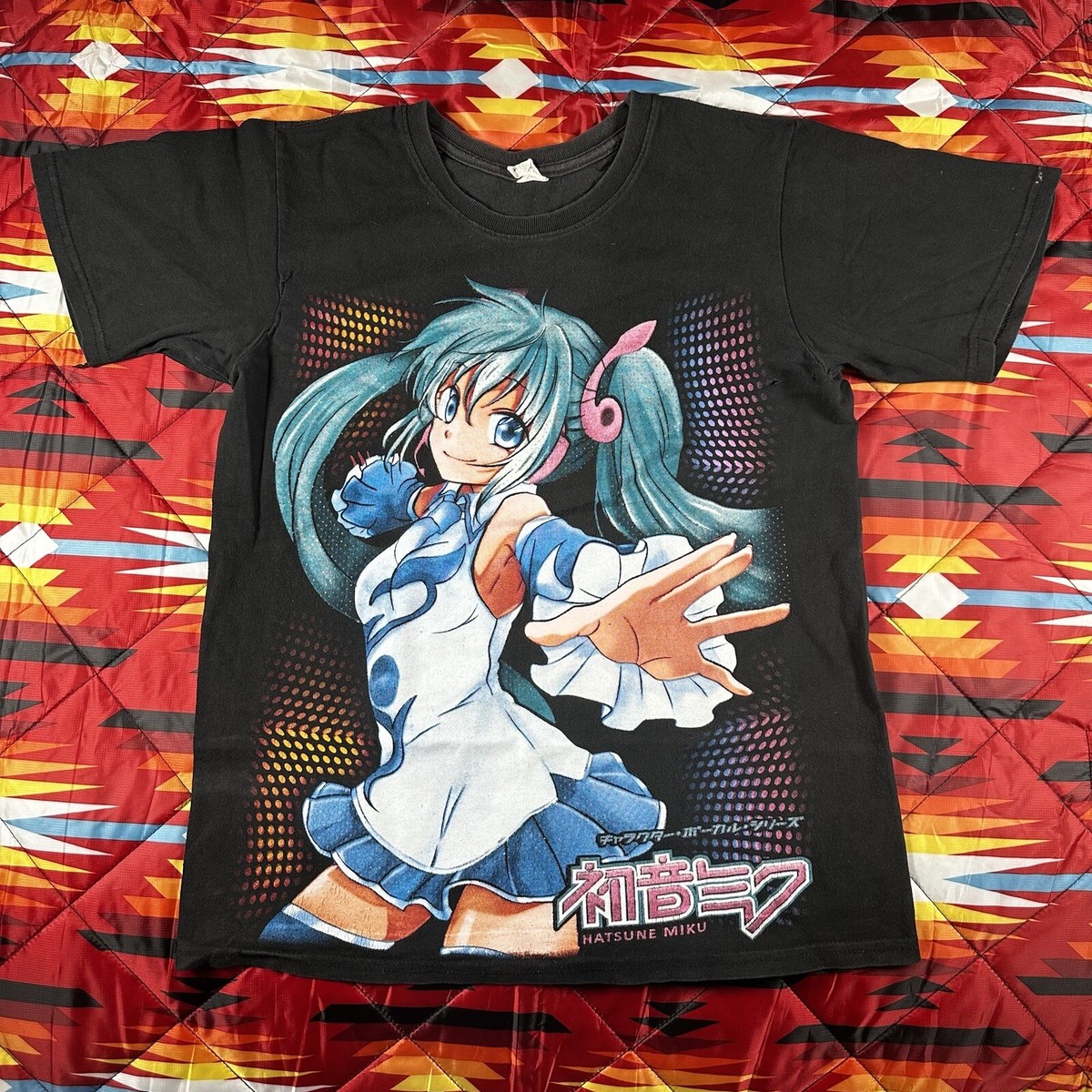 Vintage Hatsune Miku Manga Anime Promo T Shirt Adult Small Y2K