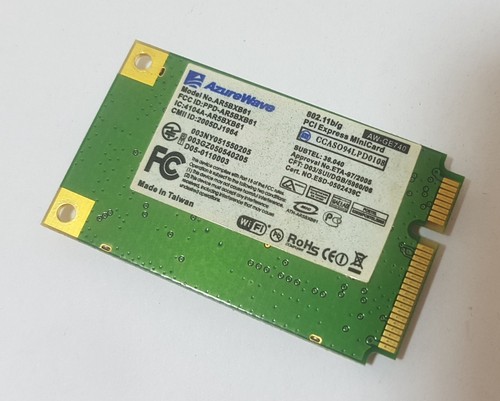 Wlan Wifi Mini PCIe AzureWave AW-GE740 AR5BXB61 aus Notebook Asus X53K - Bild 2 von 2