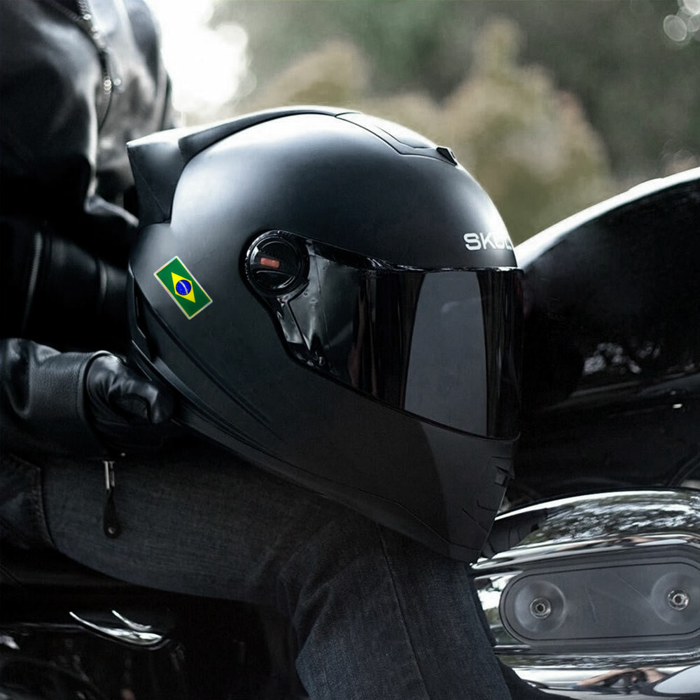 Autocollant Sticker Adhésif Relief Résine 3D Drapeau Breton Van