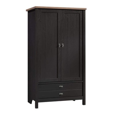 SAUDER Bedroom Furniture 32.441''W Hinged Composite Wood Drawers Shelves Brown