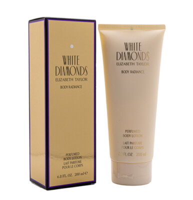 White Diamonds by Elizabeth Taylor 6.8 oz Body Lotion for Women New In Box