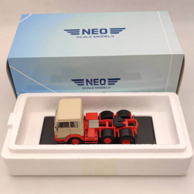 NEO SCALE MODELS 1/43 Hanomag Henschel Frontsteer F211 Truck beige&red NEO45311