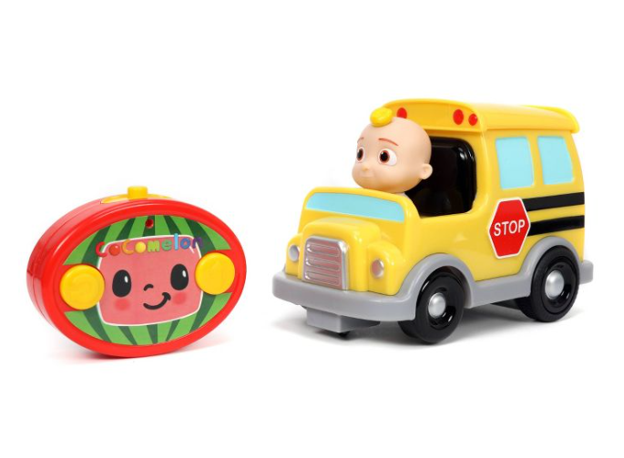 Zaino CoComelon 3D A Forma Di Scuolabus Con Ruote, Per Bambini, Con Personaggi JJ, Per Scuola E Viaggi - 4