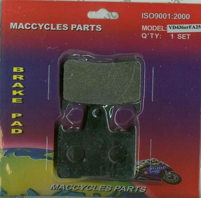 MZ Disc Brake Pads 1000 S (MUZ) 2003-2005 Rear (1 set)