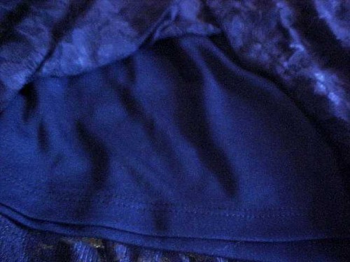 NUOVO CON ETICHETTE NUOVO $40 DRESSBARN 3x PIZZO STRETCH BLU NAVY 54 BUSTO NYLON SPANDEX POLIFODERATO - Foto 7 di 7