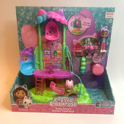 Gabby's Dollhouse Transforming Kitty Fairy's Garden Treehouse - Main Image