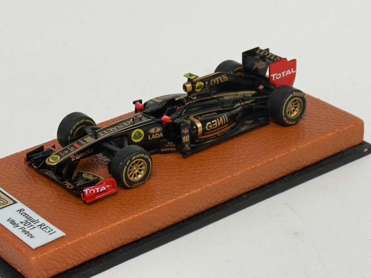 1/43 Lotus Renault RE31 from 2011 F1 Season Vitaly Petrov Leather