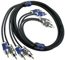 KICKER 46QI44 4-CHANNEL Q-SERIES INTERCONNECT RCA SIGNAL AMPLIFIER CABLE 13FT