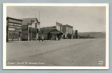 Conoco Gas Service Station GRANBY Colorado RPPC Antique Sanborn Photo 1930s