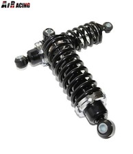 Black Rear Street Rod Coil Over Shock Set W350 Pound Coated Springs