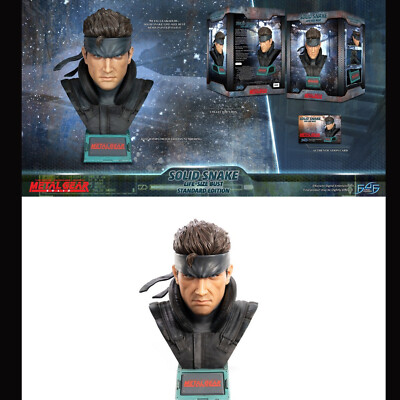 First 4 Figures Metal Gear Solid Snake 12'' 1/4 Resin Statue Toys Collection