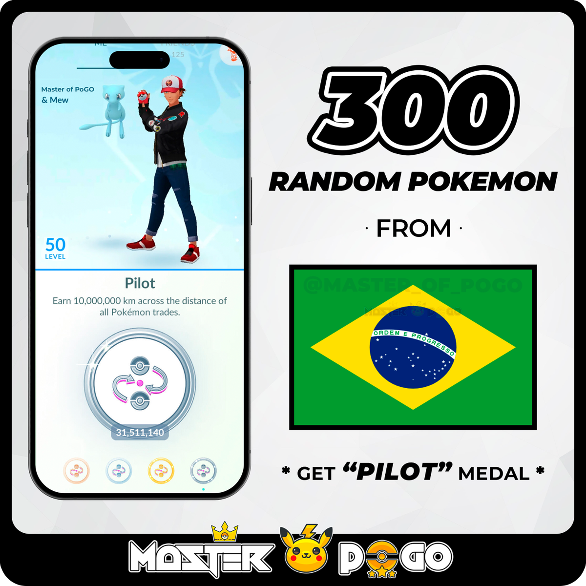 PLATINUM MEDAL - Pokémon GO | Pilot MEDALS 🏅 · TURKEY