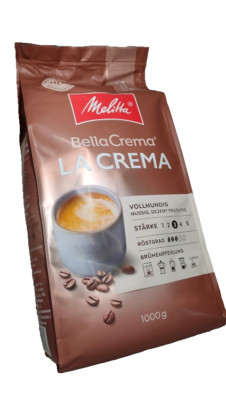 Melitta BellaCrema La Crema ganze Kaffeebohnen 1000 g Packung