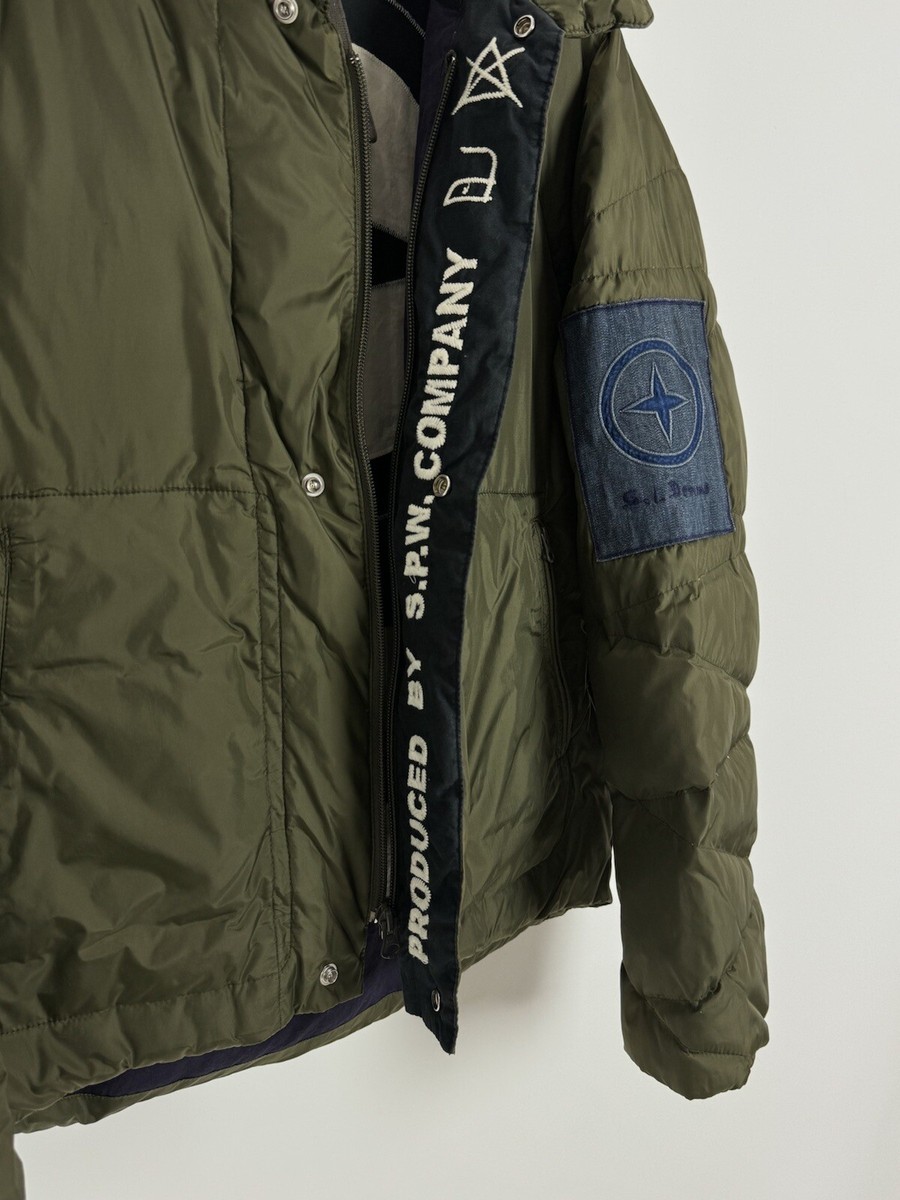 A/W 2005 Vintage Stone Island Denims Reversible Down Jacket A/W 2005 Vintage Stone Island Denims Reversible Down Jacket