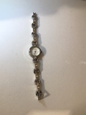 Nine West 9W/1669 Silver Tone Genuine Quartz Analog Ladies Watch