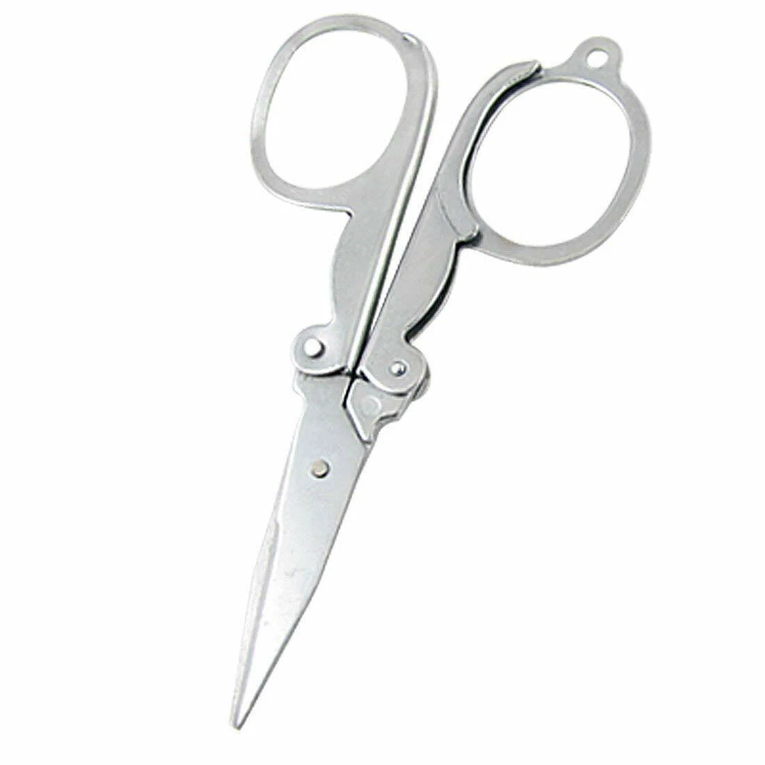 STAINLESS STEEL FOLDING TRAVEL METAL SEWING CAMPING SCISSORS UK