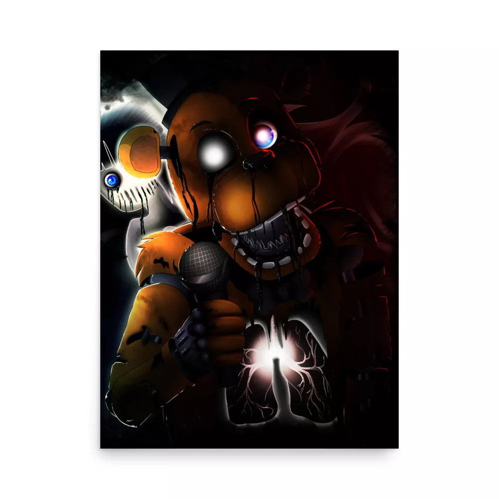 Withered foxy five nights at freddys 2 Poster for Sale by