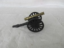 VINTAGE CAST IRON  4-3/4"  TOY CANNON NICE  
