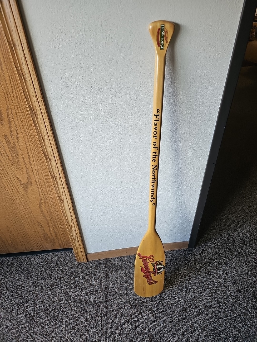 Leinenkugel Beer Canoe Paddle Bar Sign Chippewa Falls Vintage Beer Sign