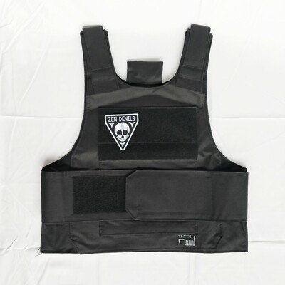 Zen Devils Bullet-Proof Tactical Vest Hook Loop Patch Skull Urban