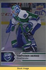 2017-18 Upper Deck AHL SPs Rainbow Foil Thatcher Demko #105 READ 0cr