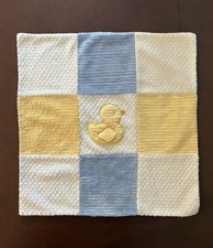 Carters Duckie Welcome To The Family 15x15 Inch Lovey Security Blanket Duck